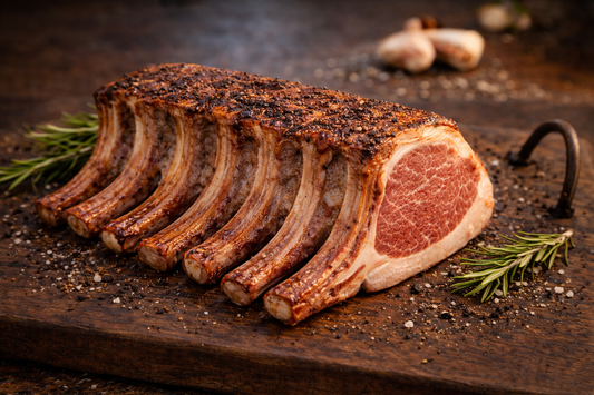 Iberico Frenched Rack Gold | 7 Ribben ±2,5 kg